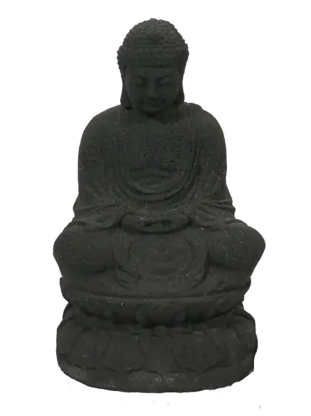 Product image 1 of the product “Seated Buddha Japan 19cm high. Black ”
